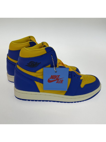 NIKE/AIR JORDAN 1 High OG Game Royal and Varsity Maize[値下]