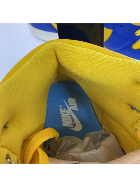 NIKE/AIR JORDAN 1 High OG Game Royal and Varsity Maize[値下]