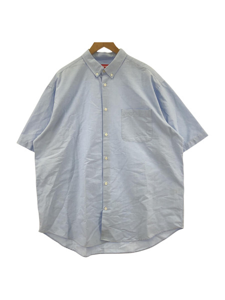 supreme Loose fit s/s oxford shirt blue XL