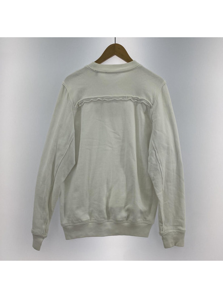 DIESEL リフレクター ロゴスウェット WHT (XS)