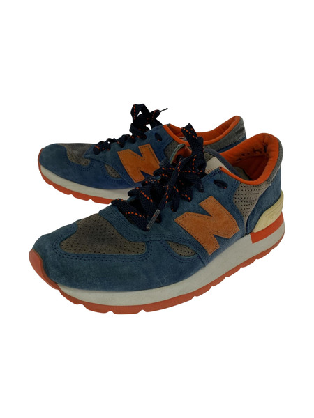 NEW BALANCE スニーカー J.CREW別注 990 ローカットスニーカー 紺[値下]