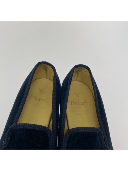 Tricker's シューズ スエードドレスシューズ ネイビー 71/2