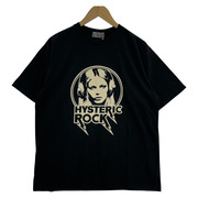 HYSTERIC GLAMOUR ROCK Tシャツ(L)BLK