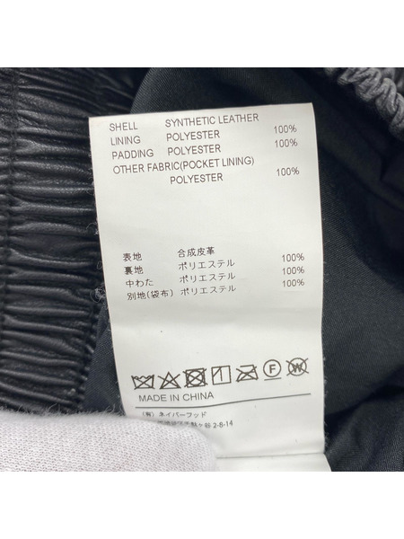 WTAPS ジャケット 212BRDT-JKM02 TTL LEATHER SYNTHETIC (2)