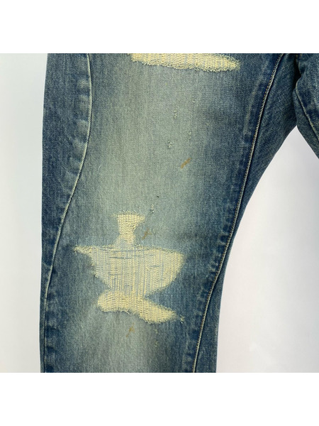 UNDERCOVER 26SS but beautiful期 ビーズ刺繍 ダメージ加工 (2)