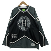 HUF Center Ice Hockey Jersey L／S V-Neck KN00408/グレー/L