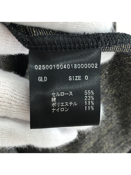 blank 25SS Disturbing Glitter Hoodie グリッターニットパーカー 0[値下]
