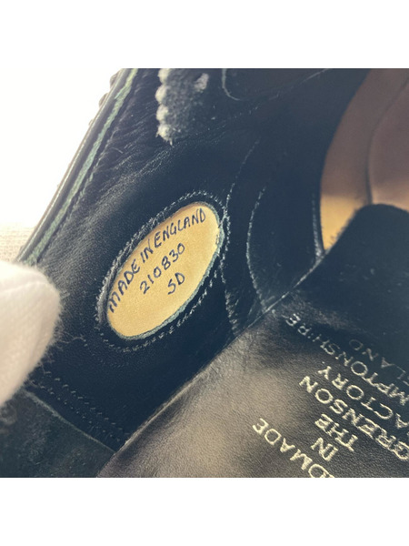 スニーカー ウイングチップ レザーシューズ