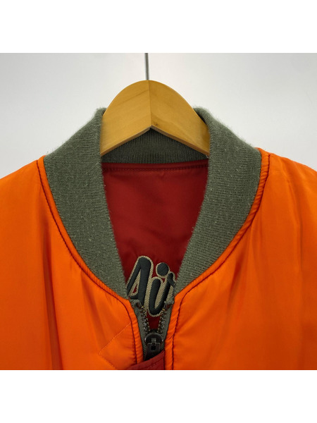 AVIREX ブルゾン・ジャンパー MA-1 リバーシブル RED