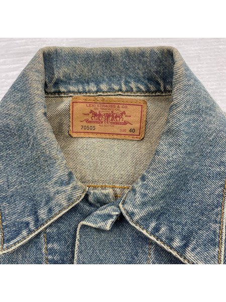 Levi's デニムジャケット 70505 香港製