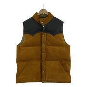 JOE McCOY ROUGHOUT DOWN VEST スウェード ヨーク切替ダウンベスト 42