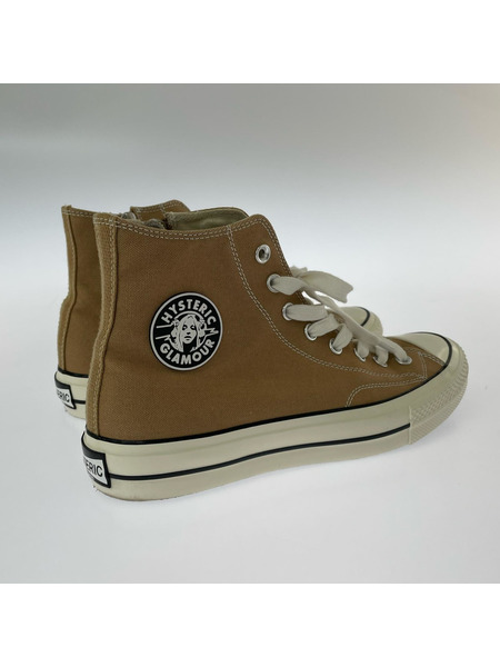 HYSTERIC GLAMOUR スニーカー 02243QS01610 サイドジップ ハイカット 28cm