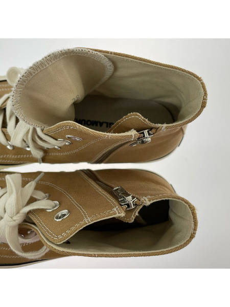 HYSTERIC GLAMOUR スニーカー 02243QS01610 サイドジップ ハイカット 28cm