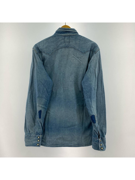 LEVI'S VINTAGE CLOTHING 長袖シャツ デニム ウエスタンシャツ (M)