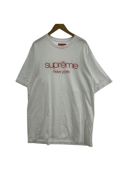 Supreme 23AW S/S CLASSIS ロゴカットソー 白 (M)