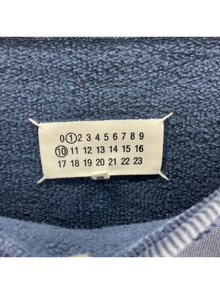 MAISON MARGIELA オーバーサイズ オーバーダイ ロゴスウェット M S50GU0209