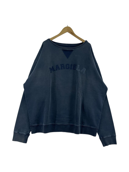 MAISON MARGIELA オーバーサイズ オーバーダイ ロゴスウェット M S50GU0209