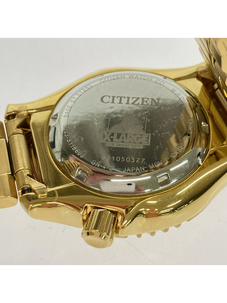 CITIZEN × XLARGE コラボ 自動巻キ 腕時計 8203-S118603