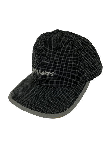 STUSSY コントラスト リップストップキャップ ナイロン