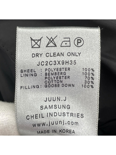 Juun.J ダウンジャケット ボリュームネック ダウンコート レザー切替 (44)
