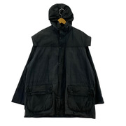 90s Barbour DURHAM 3ワラント オイルドジャケット ネイビー