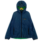 WILDTHINGS USA製 リバーシブル プリマロフトジャケット(L) グリーン×ネイビー