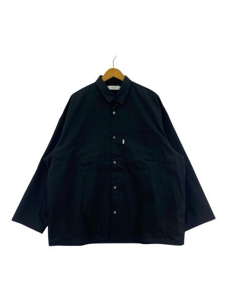 graphpaper Solotex Twill L/S Oversized Box Shirt O/S ブラック