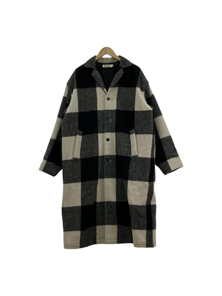 COOTIE Napping Buffalo Check Shop Coat (M)