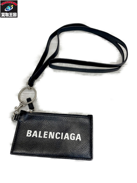 BALENCIAGA キーストラップ フラグメントケース ブラック