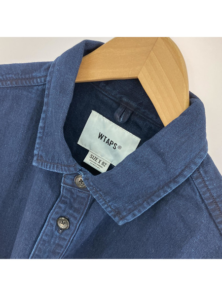 WTAPS 23SS WCPO LS COTTON DENIM SHIRT 2 231WVDT-SHM01