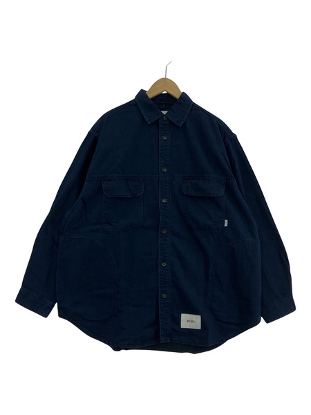 WTAPS 23SS WCPO LS COTTON DENIM SHIRT 2 231WVDT-SHM01