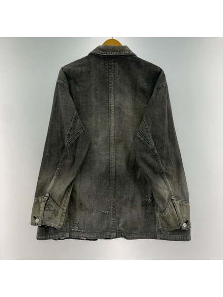 ANCELLM 25ss DENIM COVERALL ダメージ加工デニムカバーオール 1 ANC-JK44-A