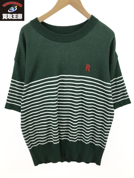 RESOUND CLOTHING ボーダーニット (2) 緑[値下]