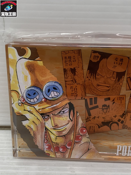 メーカー ワンピース アクリルブロック HEROES  エース[値下]