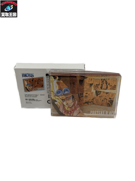 メーカー ワンピース アクリルブロック HEROES  エース[値下]