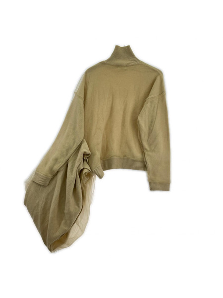 ニット・セーター CHIKA KISADA/シアー/ニット/白