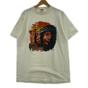 OLD・VINTAGE 半袖Tシャツ・カットソー 90s TULTEX USA製 JESUS キリスト Tシャツ (L)