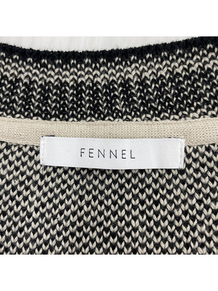 FENNEL トロンプルイユオーバーニットカーディガン/ベージュ[値下]｜商品番号：2100207245193 - 買取王国ONLINESTORE