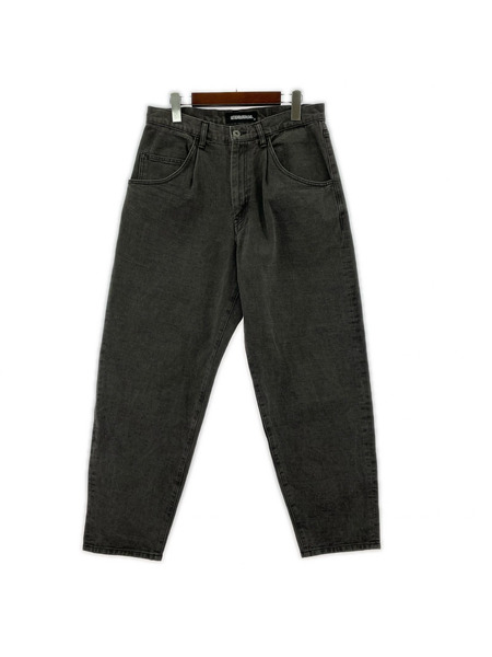 NEIGHBORHOOD デニム・ジーンズ BAGGY C-PT ブラック S