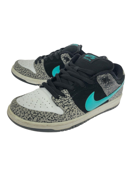 NIKE SB スニーカー Dunk Low Elephant Safari/黒グレー/26cm