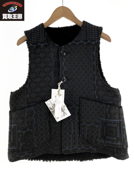 Engineered Garments Over Vest-CP Geo Jaquard (XS)[値下]