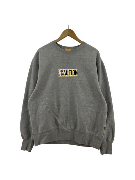 FR2 caution L/Sスウェット グレー