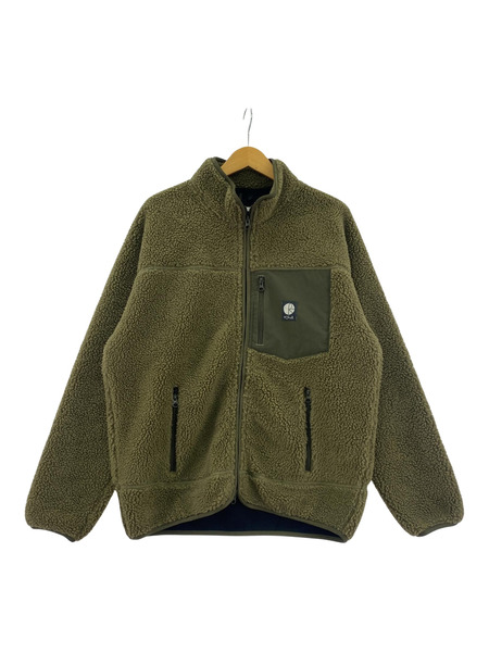 POLAR KIKI JACKET フリースジャケット S カーキ