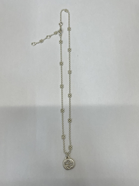 GUCCI インターロッキングG ボールチェーンネックレス
