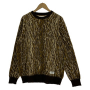 WACKO MARIA LEOPARD MOHAIR KNIT SWEATER M