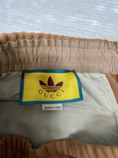 GUCCI×adidas Fluid Drill Pant トラックパンツ 46 茶 714926-ZAKQ9[値下]