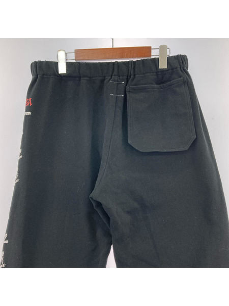 SUNSEA パンツ PERALTA SWEAT PANTS 3 ブラック