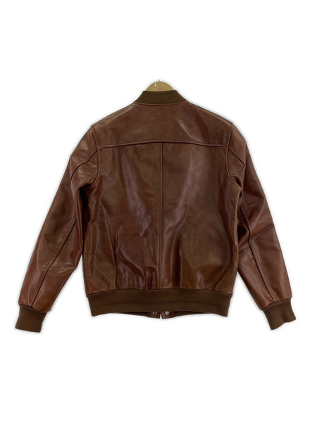 JIA SHI LEATHER A-1 レザージャケット 茶(M)