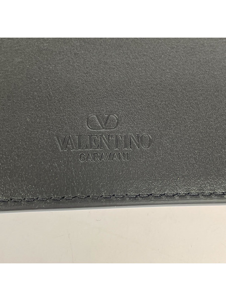 VALENTINO GARAVANI ソノ他バッグ スタッズカードケース 黒