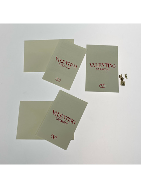 VALENTINO GARAVANI ソノ他バッグ スタッズカードケース 黒